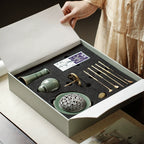 ETHEREAL Celadon Incense Seal Ritual Set (10 Pieces)