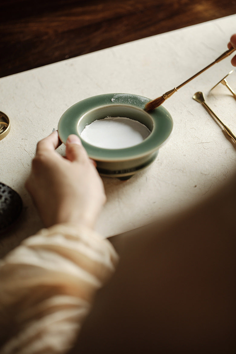 ETHEREAL Celadon Incense Seal Ritual Set (10 Pieces)