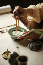 ETHEREAL Celadon Incense Seal Ritual Set (10 Pieces)