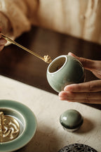 ETHEREAL Celadon Incense Seal Ritual Set (10 Pieces)